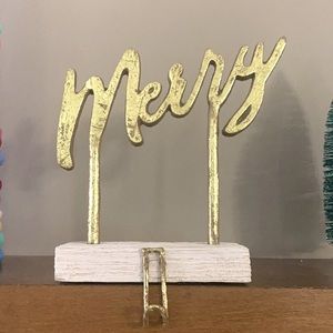 New Mud Pie Merry stocking holder SOLD